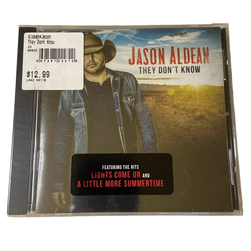 Jason Aldean They Don't Know Audio CD Music Country NIP Sealed Music Brand New
